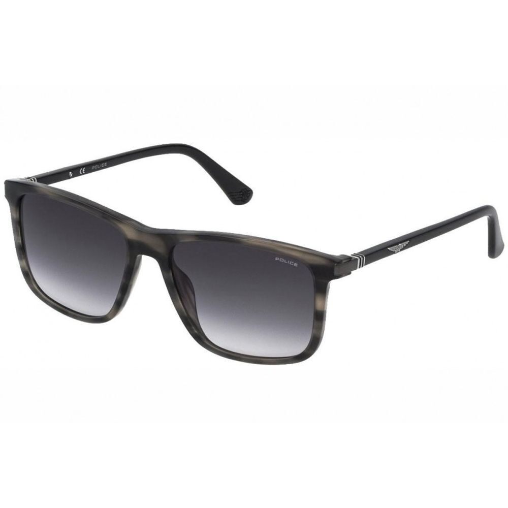 Stylish Police Brown Metal Sunglasses for a Bold Look