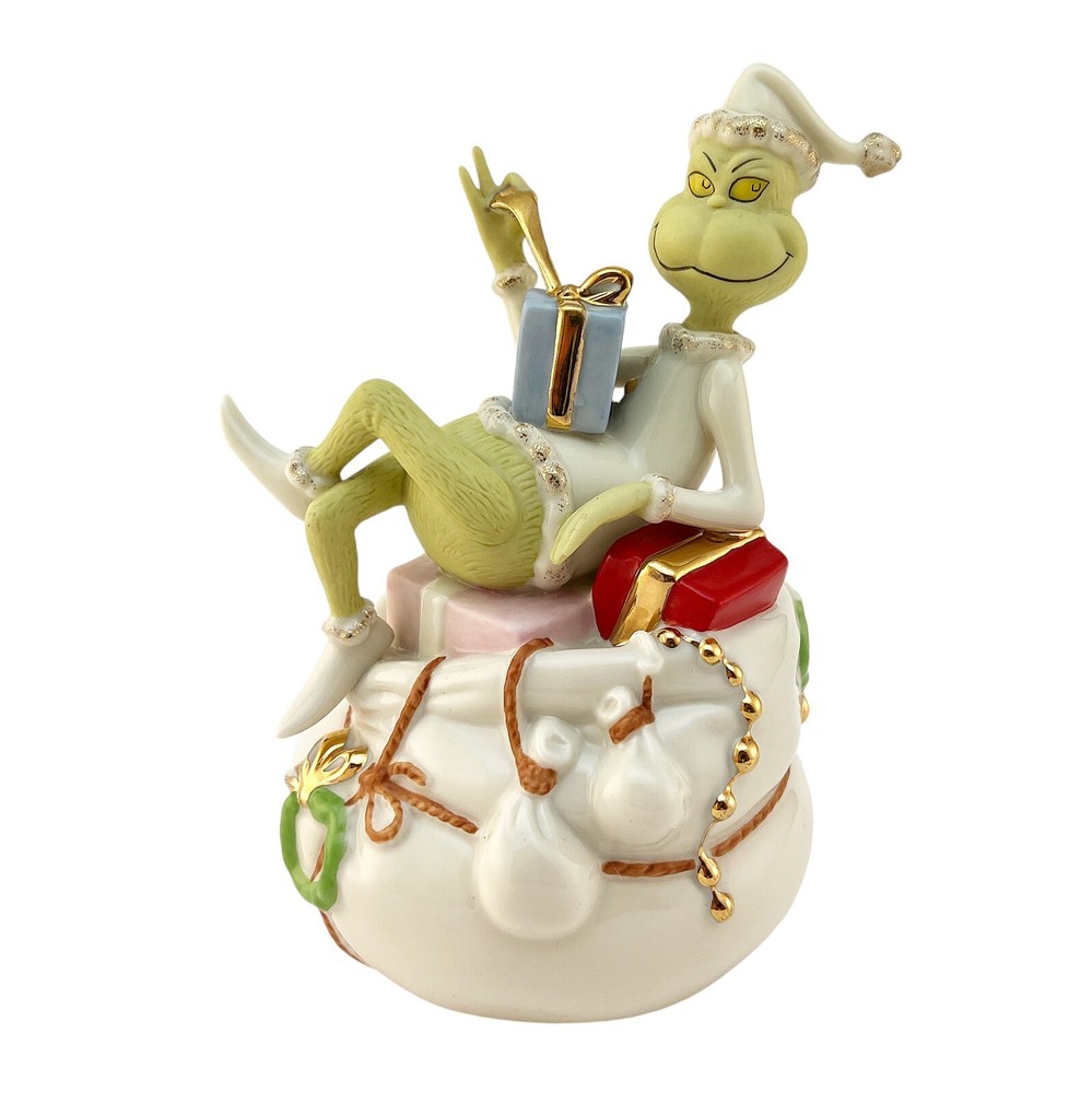 Lenox China GRINCHY Moment in Whoville Figurine Grinch Who Stole Christmas 2013