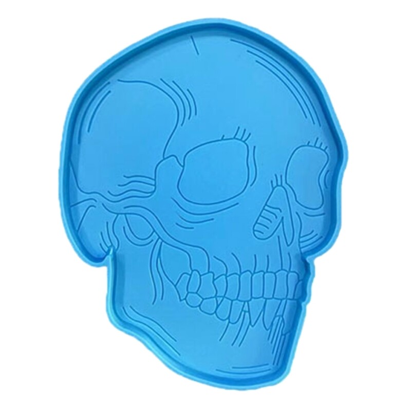 Silicone Skull Coaster Molds for Epoxy Resin Casting