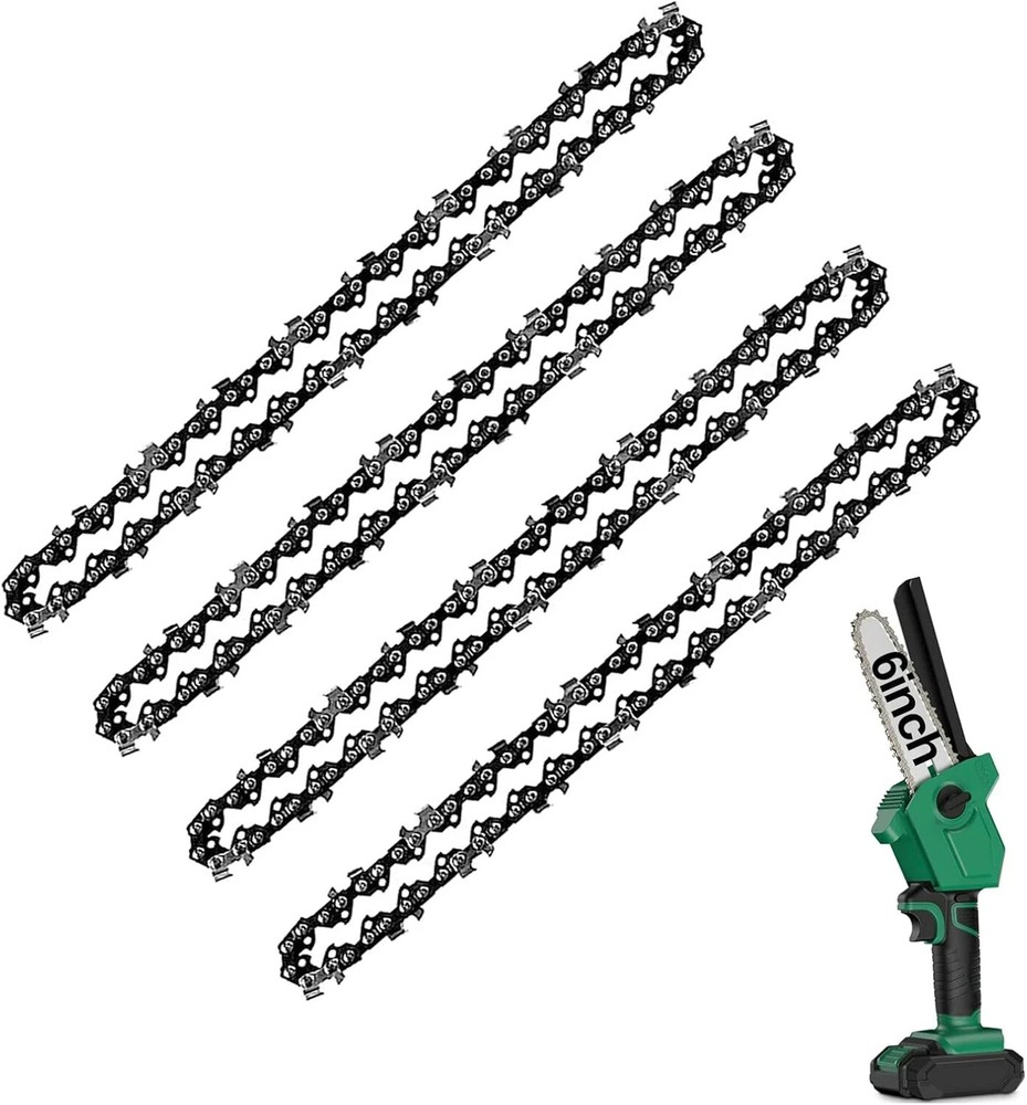6 Inch Mini Chainsaw Replacement Chain for Cordless Guide Saws