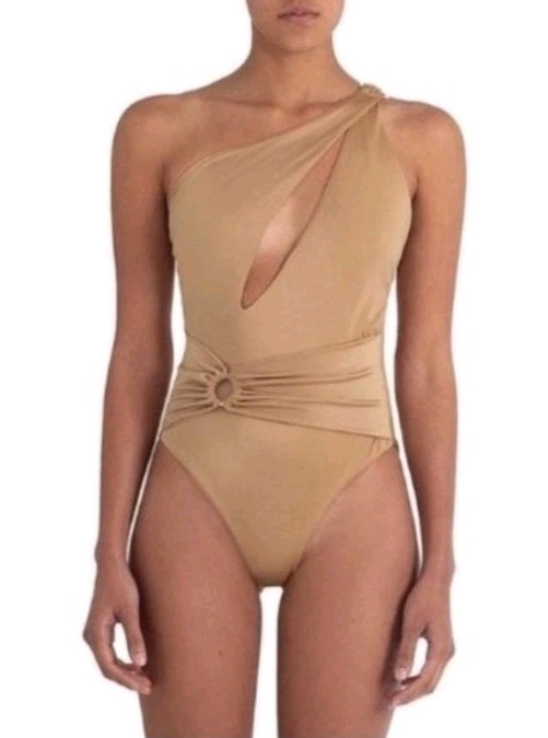 NEW! Baobab Asaka One Piece Swimsuit Treasure Gold! Size M