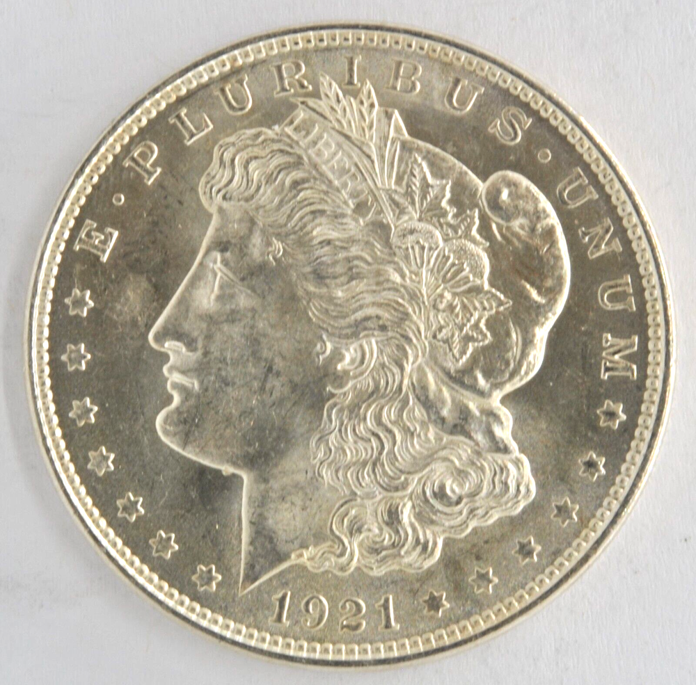 United States 1921 $1 Morgan 90% Silver Dollar Philadelphia Mint Coin