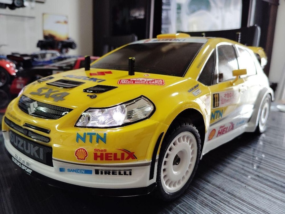 Tamiya TT-02 SX 4 Rally Custom RC Car Fully Upgraded Radio Control Set