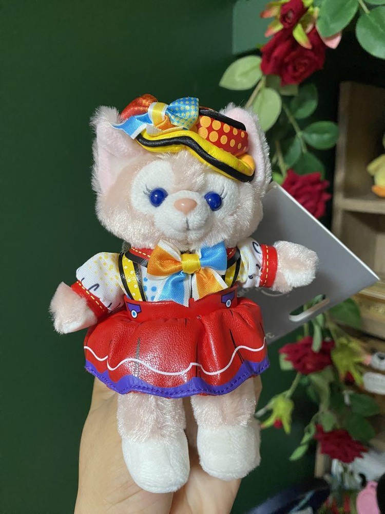 Shanghai Disney Color Festival Reena Belle plush keychain #f1ee62