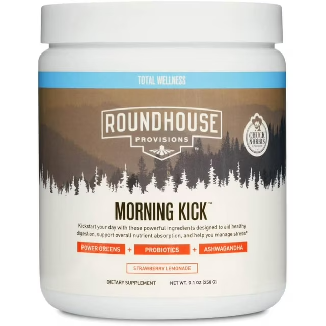 Roundhouse Provisions MORNINGKICK digestion StrawberryLemonade9.1oz-Limited Time-image