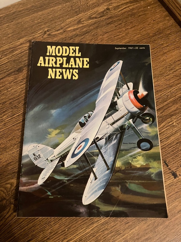 Vintage Back Issue of Model Airplane News Magazine - September 1961