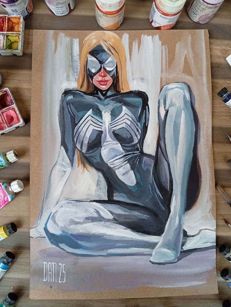 Julia Carpinter 9x12 original comic art by Dan Wade - TramaStudio