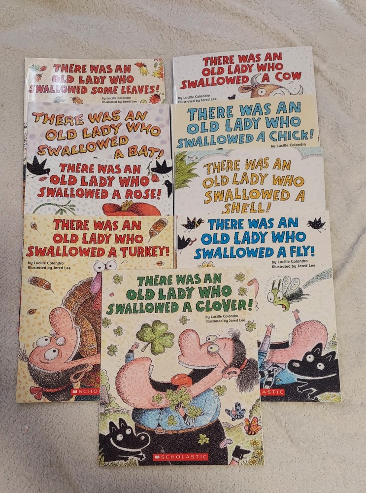 There Was An Old Lady (Lot Of 9 Books)