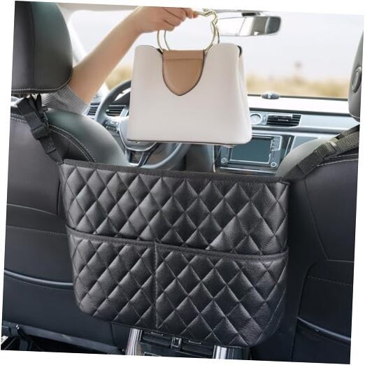 Car Purse Holder Between Seats, Large Capacity Purse Holder for Car, Storage