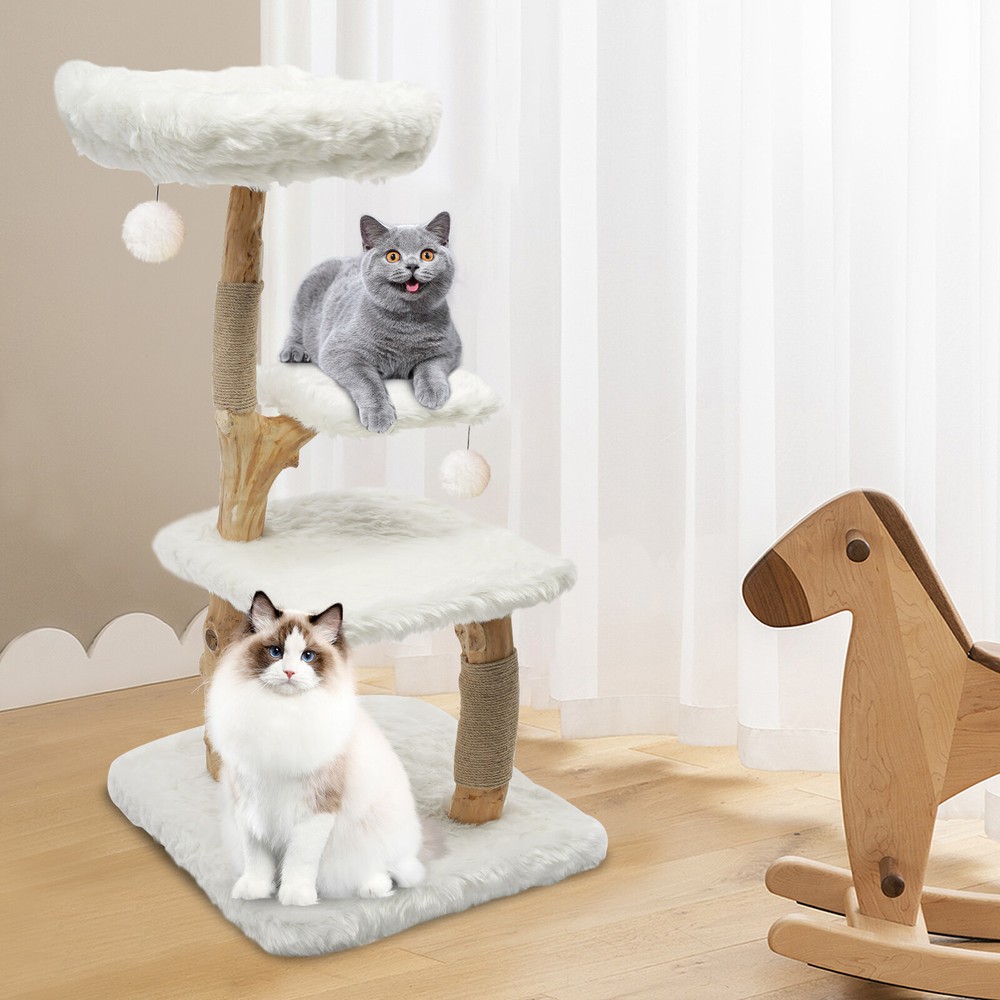 44-Inch Multi-Level Large Cat Tree with Condo for Big Cats