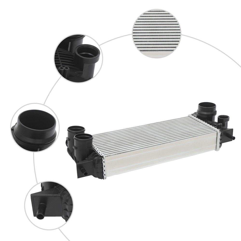 Front Mount Intercooler for 2020 2021 2022 2023 Ford F-150 V6 3.5L Aluminum