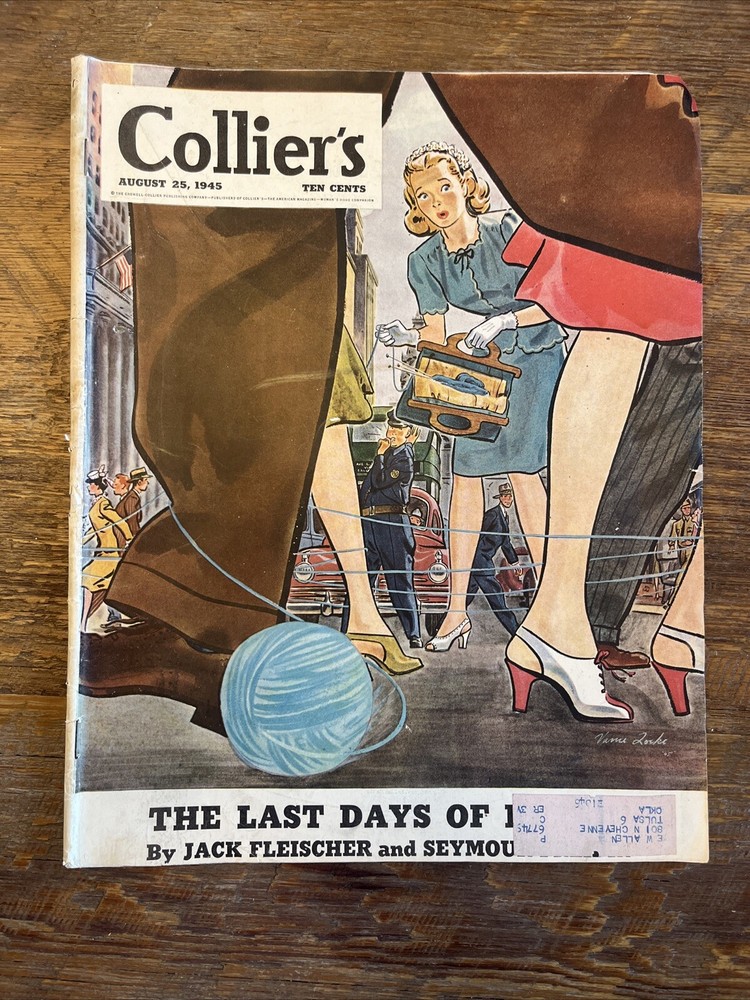 Collier’s August 25, 1945 Paper Magazine