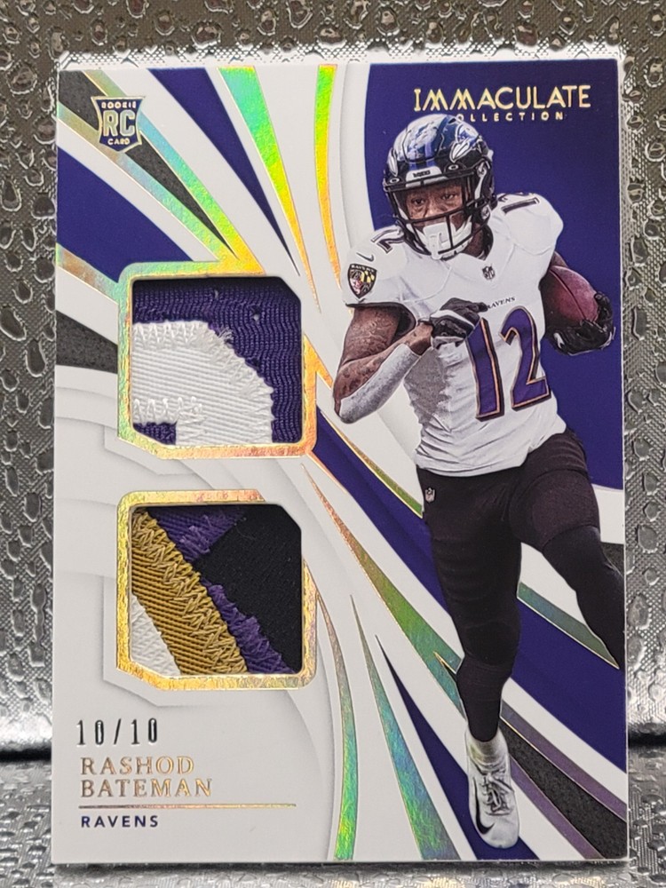 2021 Panini Immaculate Rashod Bateman RC Rookie Patch /10 🔥 🔥