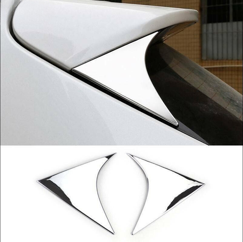 For 2015-2020 Hyundai Tucson Chrome Rear Window Spoiler Trim Cover Decor