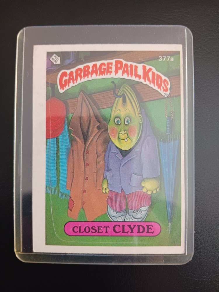 1987 Topps Garbage Pail Kid Closet Clyde R25375