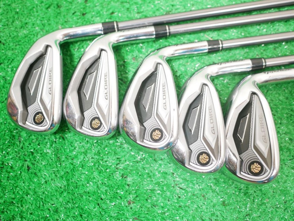 TaylorMade Gloire 5-PW Iron Set S-Stiff Carbon Shafts Shiny Finish