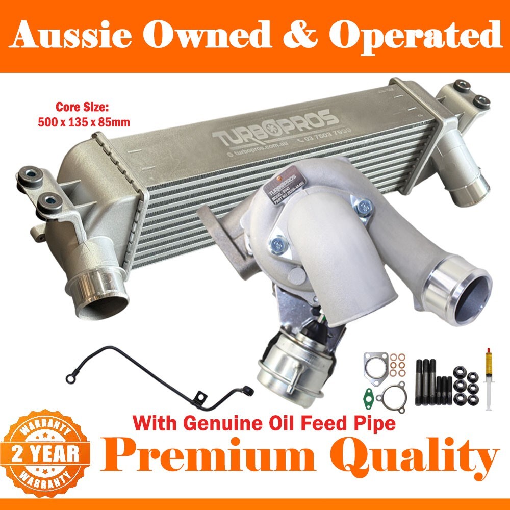 Upgrade Billet Turbo 85mm Intercooler Oil Feed Kit for Hyundai iLoad iMax 2.5L Diesel  