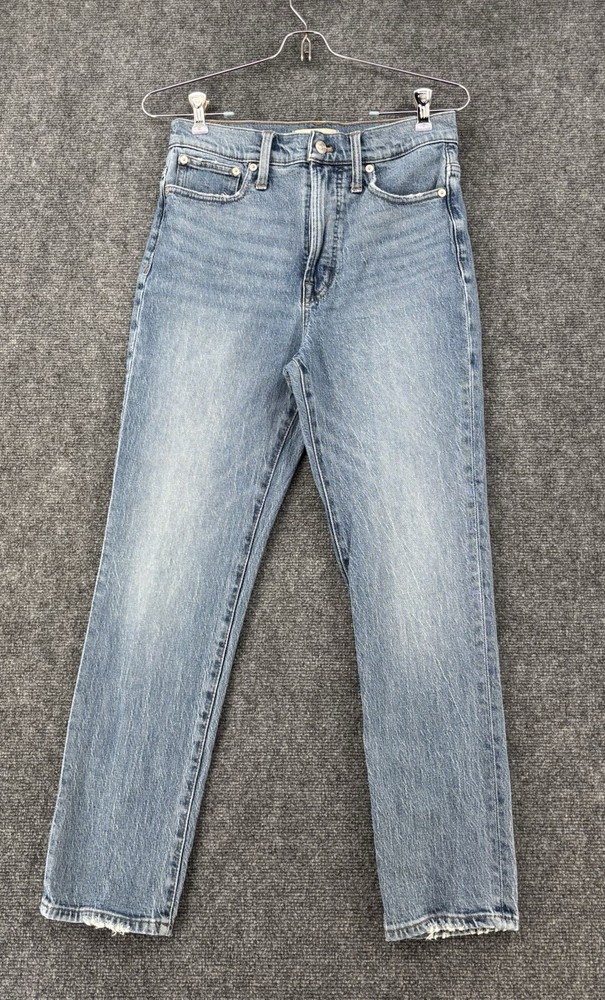Madewell The Perfect Vintage Jean 26 In Belbury Wash Tapered Leg Tencel Denim