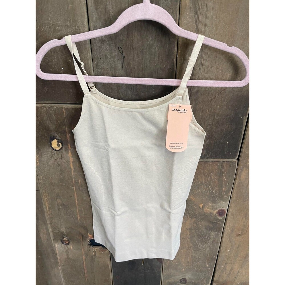 Shapermint Essentials All Day Every Day Scoop Neck Cami Beige Size L