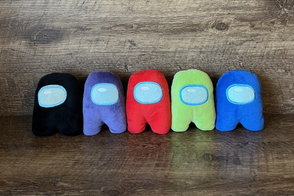Among Us Squeaky Plush LOT 3.5