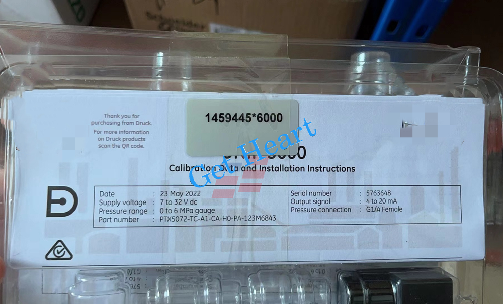 PTX5072-TC-A1-CA-H0-PA-123M6843 new Pressure sensor FedEx or DHL or.UPS