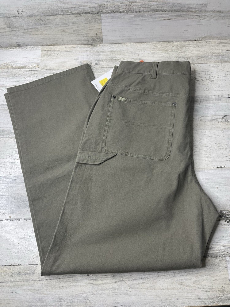 Sorel Work Pants Stretch Cotton Canvas Womens Carpenter Olive Size: 16 NWT!