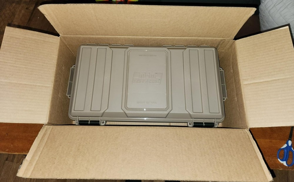 ACDC30, Divided Ammo Crate Utility Box, Water- Resistant, Stackable, Snap Latch,