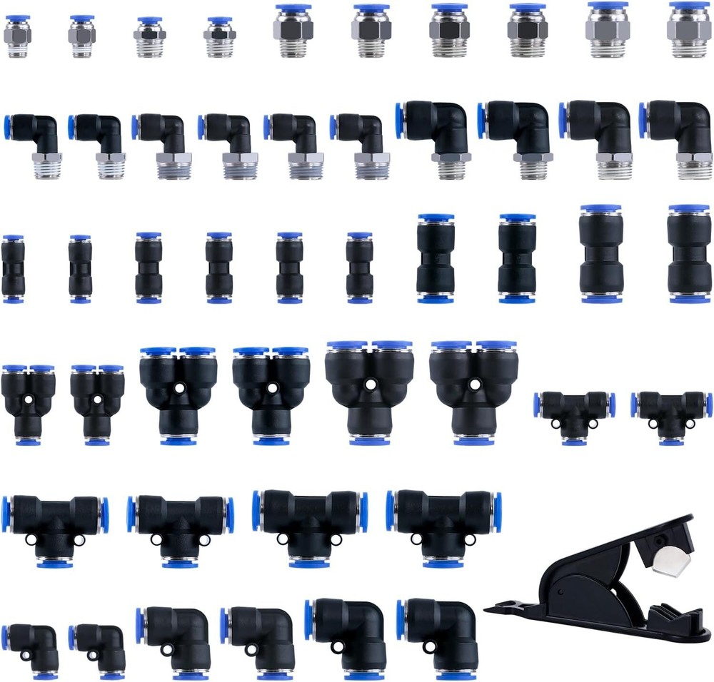 53 Pcs Quick Connect Air Hose Fittings Kit 1/8