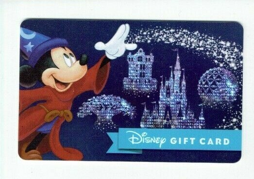 Disney Mickey Mouse Sorcerer Collectible Gift Card No Value 1123-image