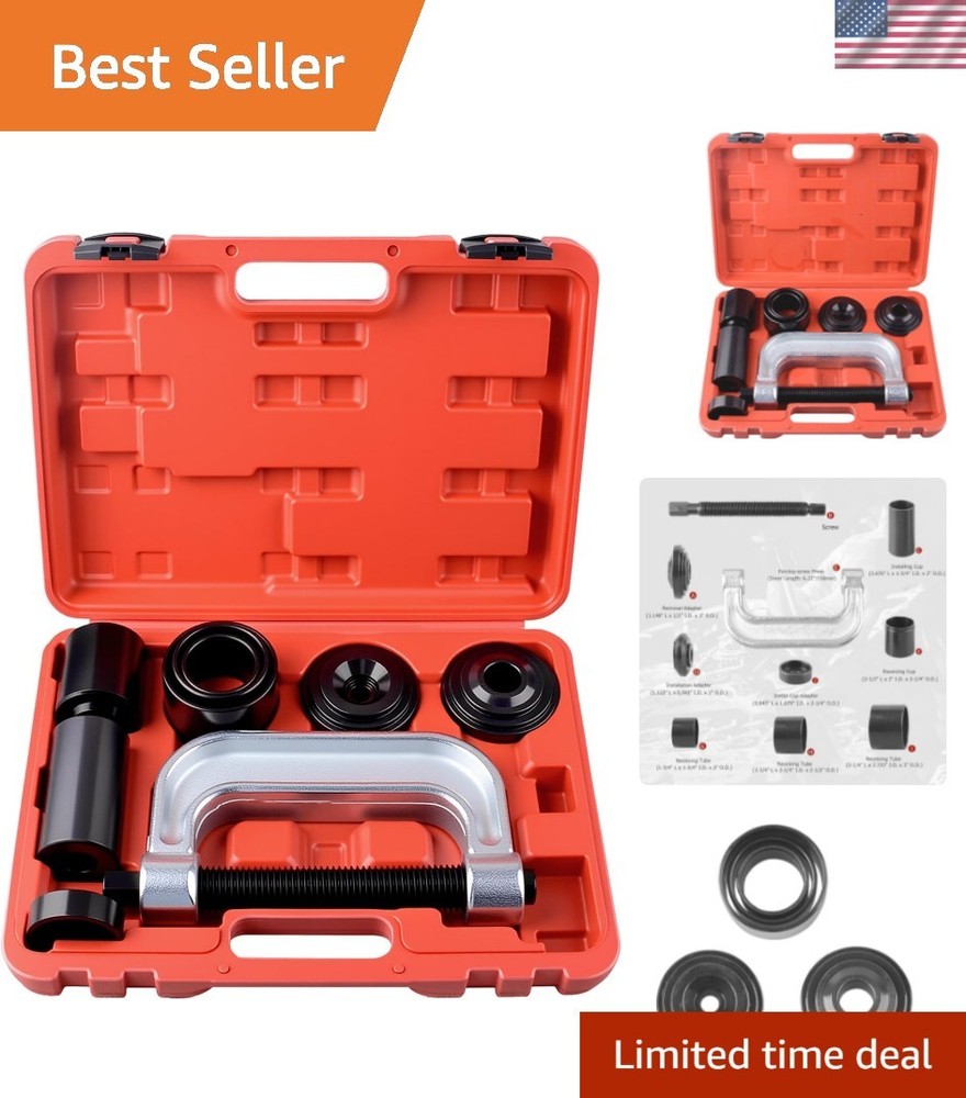 Versatile Ball Joint & U Joint Tool Kit for 2WD/4WD Vehicles with Storage Case