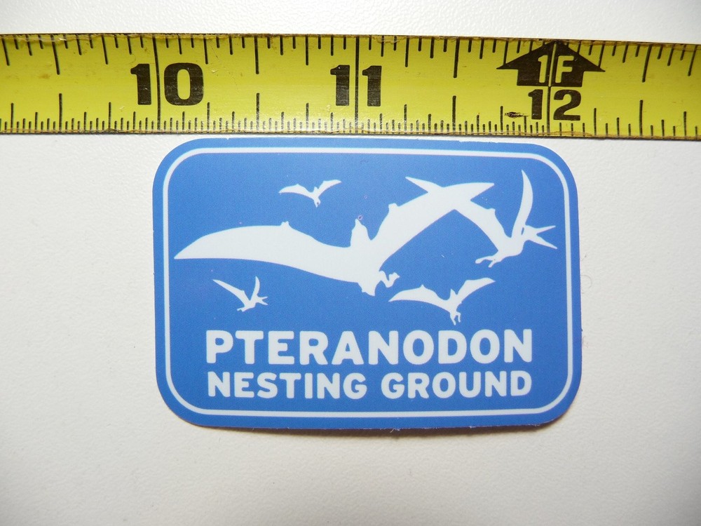 Pteranodon Nesting Ground Dinosaur Sticker Decal for Wall or Door