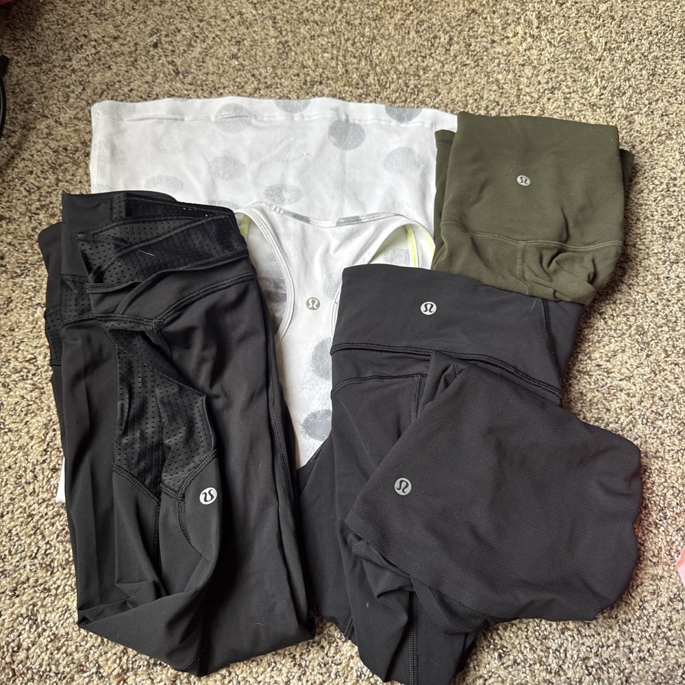 lululemon lot womens Sizes 6/8/med/small