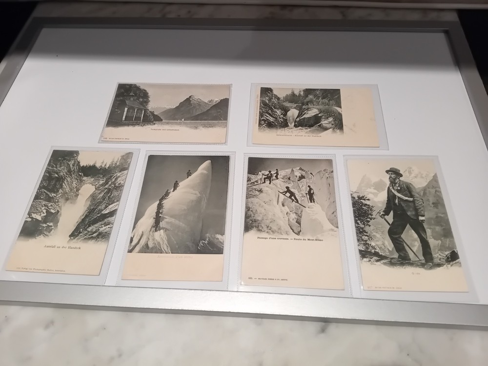 Antique Swiss Alps Mountaineering Postcards 1900ish Collection PLEASE READ Desc.