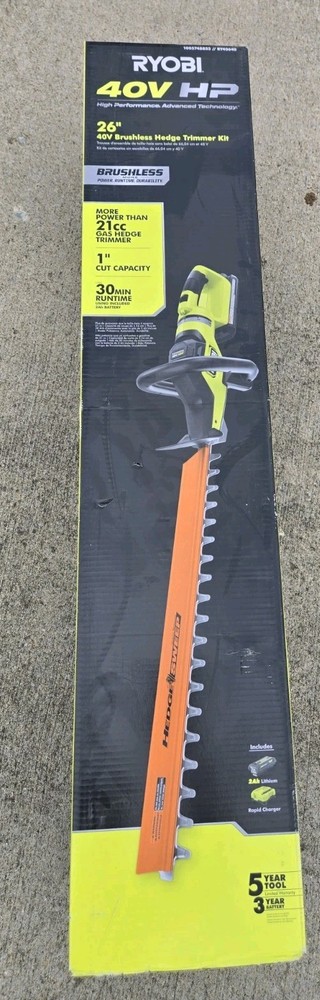 Ryobi RY40640VNM 40V Brushless Cordless Hedge Trimmer