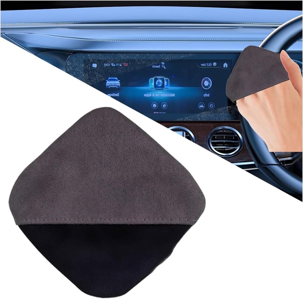Square Car Touch Screen Cleaner Cloth, Microfiber Cleaning Pad Cleaning...