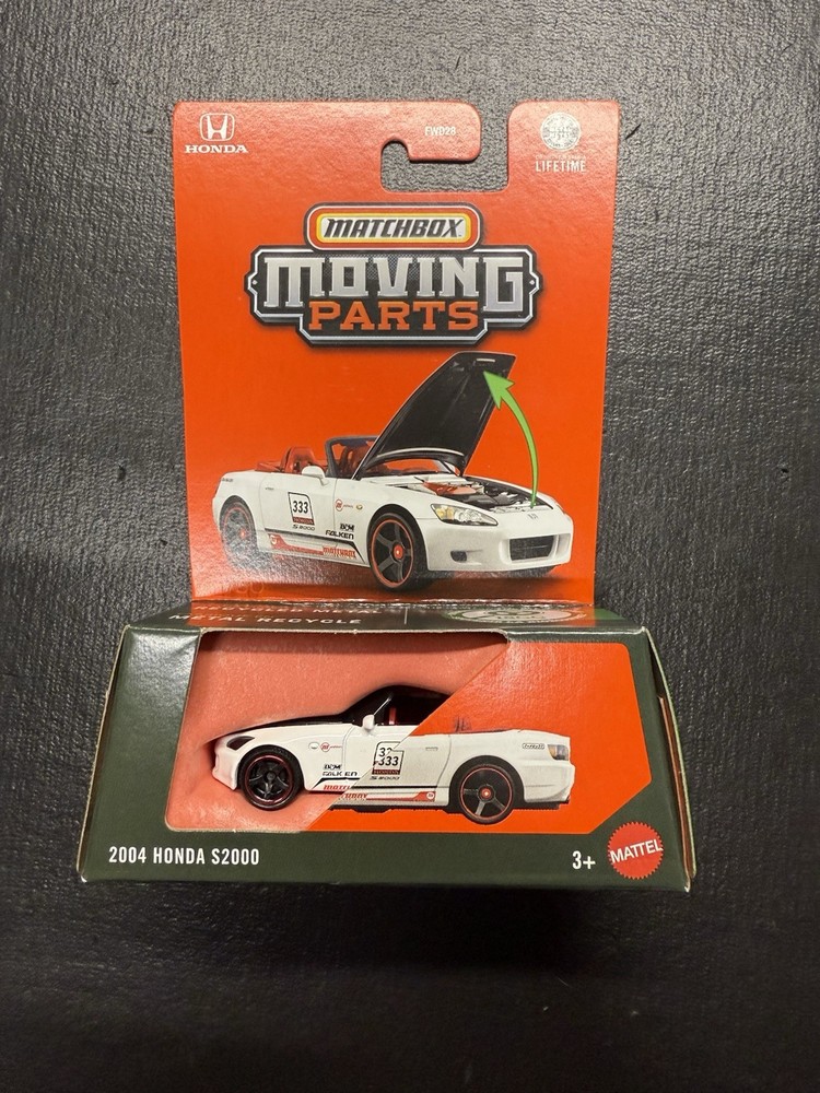 matchbox moving parts 2004 honda s2000