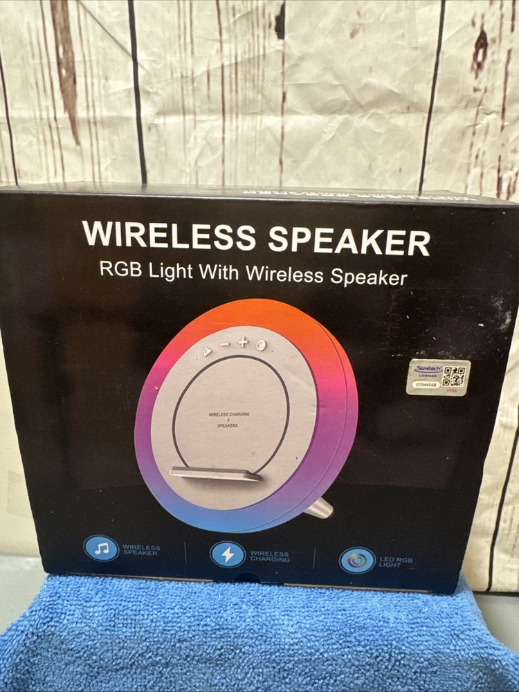 RGB Wireless Speaker with Built-in Charging & Color Lights