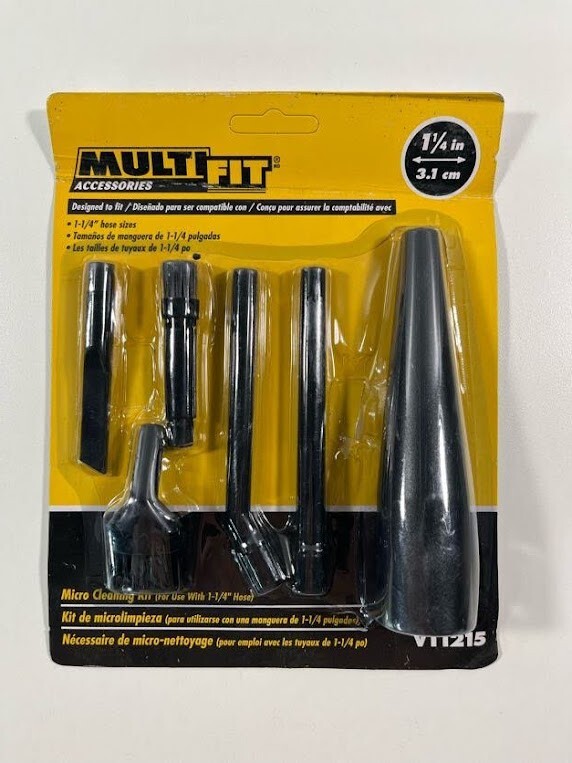 Multi-Fit 1-1/4 in. Micro-Cleaning Accessory Kit Shop Vac Attachments VT1215