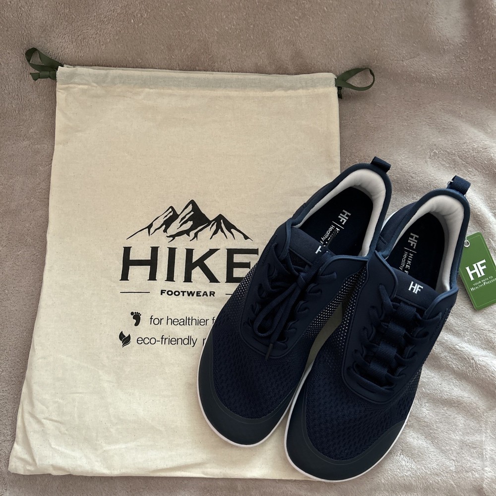 New! Hike Footwear Stride Navy Blue/White Hiking Shoe Sneaker, Women’s Size 12