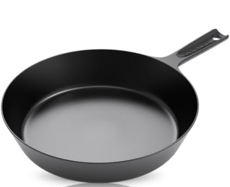 COOKLIFE 10 Inch Lightweight Pre-Seasoned Cast Iron Skillets