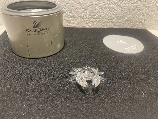 Swarovski Miniature Crab Crystal Figurine #206481
