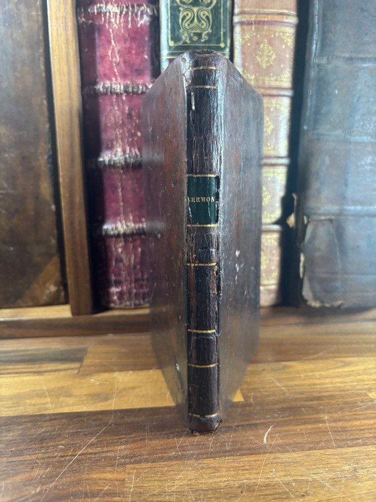 Manuscript - Itinerant Preacher's, Circa 1750, W/ Original Tooled Leather