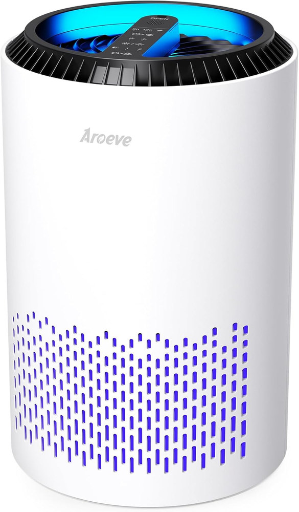 Air Purifier for Home & Bedroom – Filters Smoke, Pollen, Dander & Odors