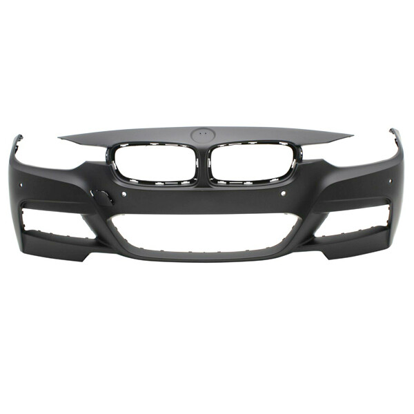 For 13-18 3-Series (w/M Sport) Front Bumper Cover Assy w/o Park Aid Sensor Holes