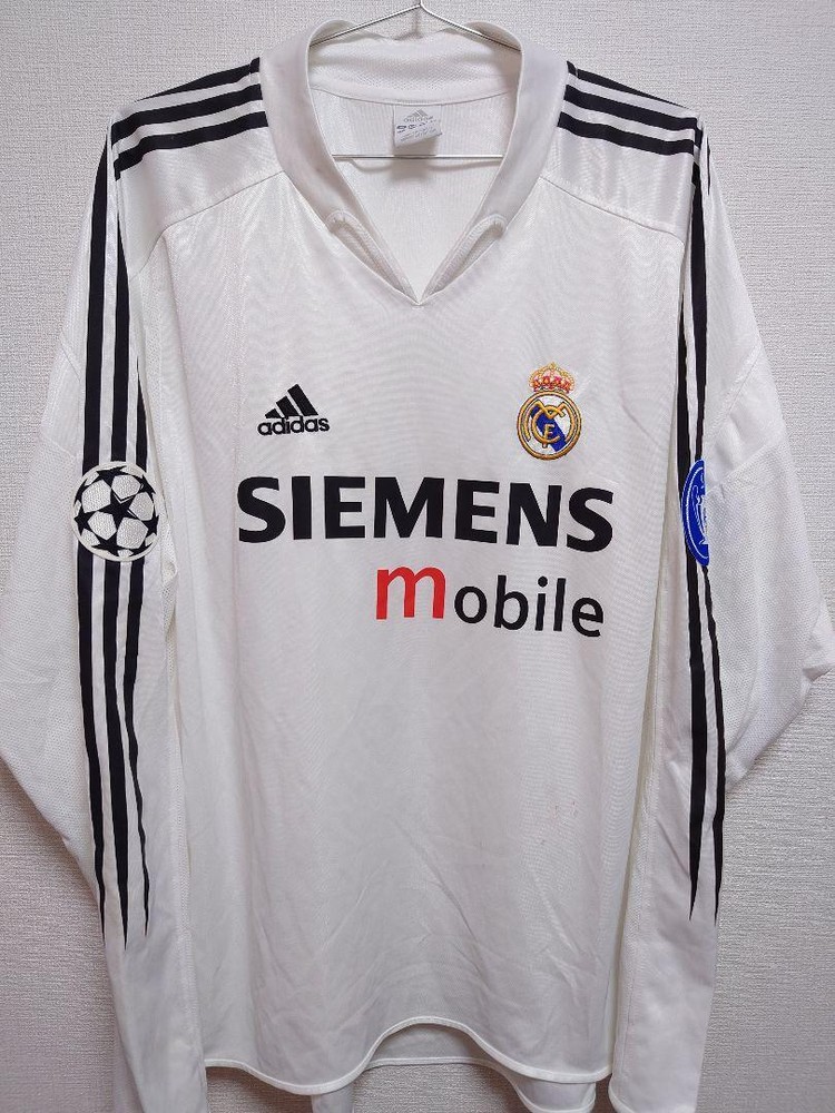 Vintage Real Madrid 04/05 Home XL Long Sleeve Jersey by adidas Original