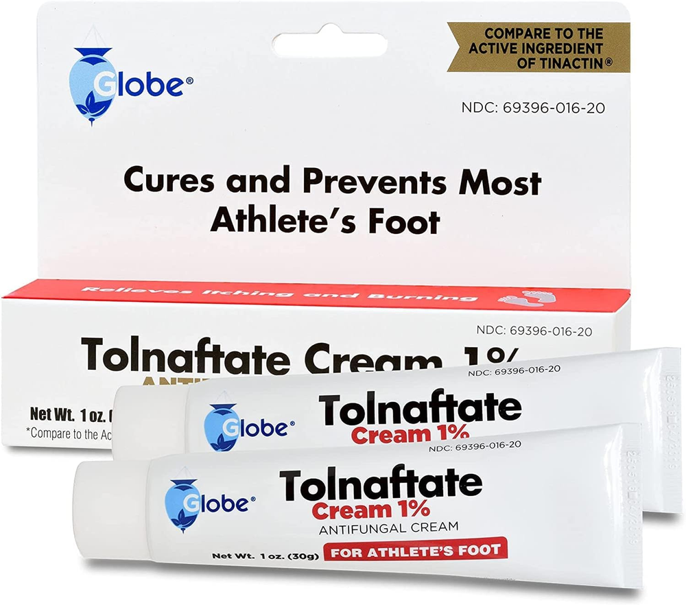 Globe 1% 1 Oz Antifungal Treatment Clinically Proven for Athletes Foot Relief