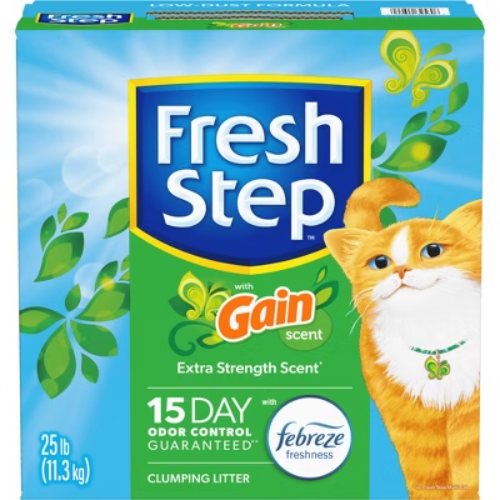 Fresh Step Febreze Gain Scented Cat Litter 25lb