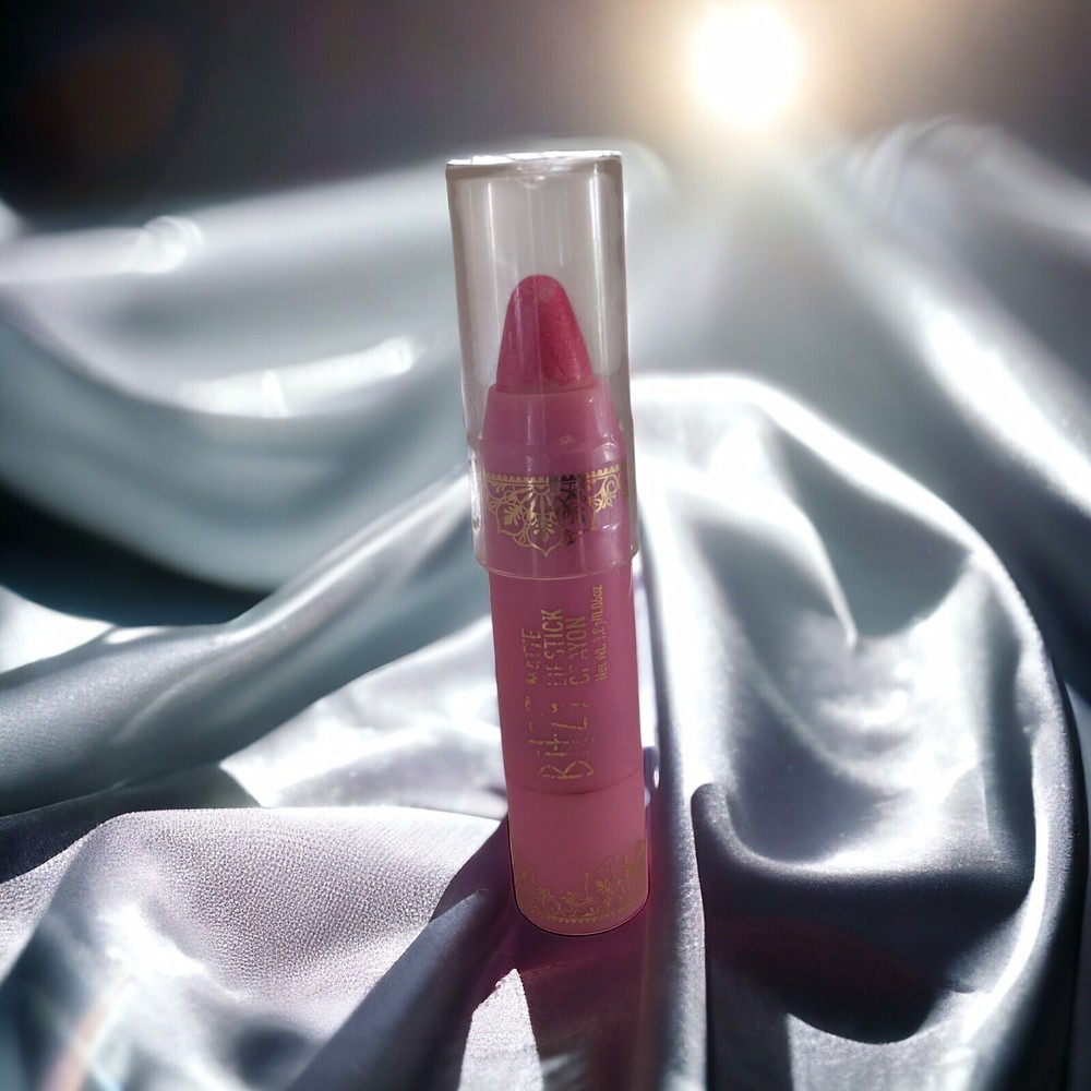 Bitzy Matte Lipstick Crayon, Pretty in Pink (2020 formulation) 0.06oz RARE  VHTF