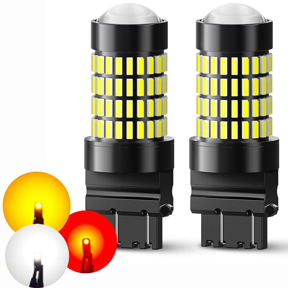 2x Auxito 3156/3157 Super Bright 102smd LED Backup Reverse Light Cool White Bulb