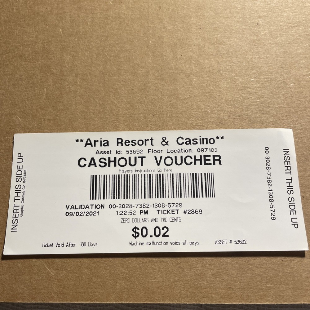 Cash Out Voucher From Las Vegas…You can choose the one you like.   A-image